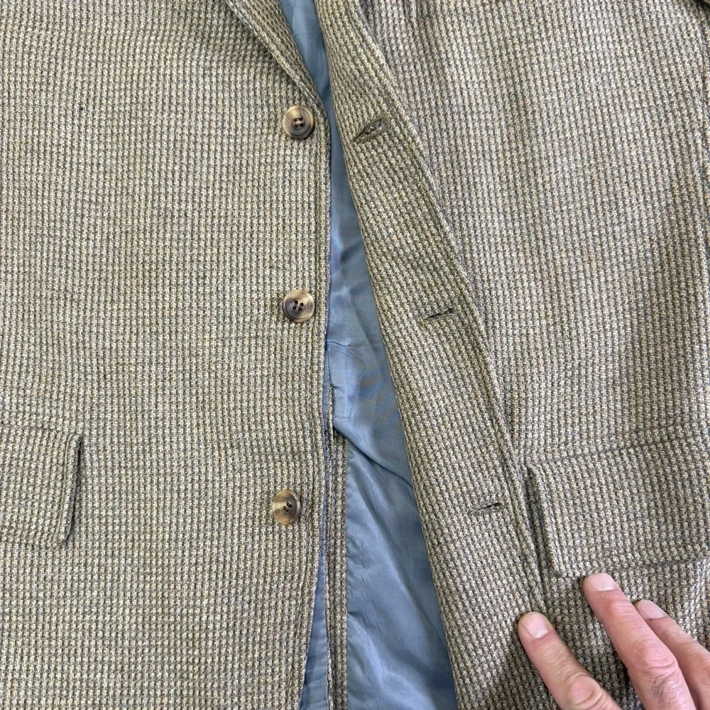 Cashmere South Wick Mens Sport Coat-42T Golden Brown Indiana Jones Professor‎